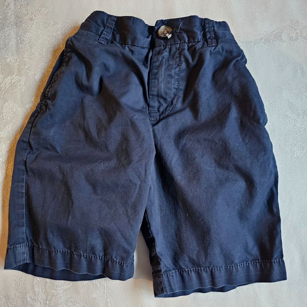 H&M Boy's Navy Blue Shorts All Cotton sz 3-4 yrs